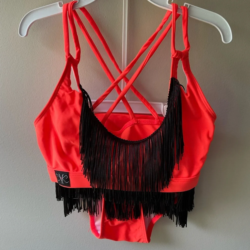 Kandi Kouture Tango Neon Orange Set